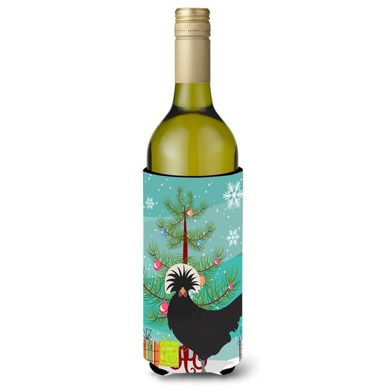 Picture of Carolines Treasures BB9201LITERK Polish Poland Chicken Christmas Wine Bottle Beverge Insulator Hugger
