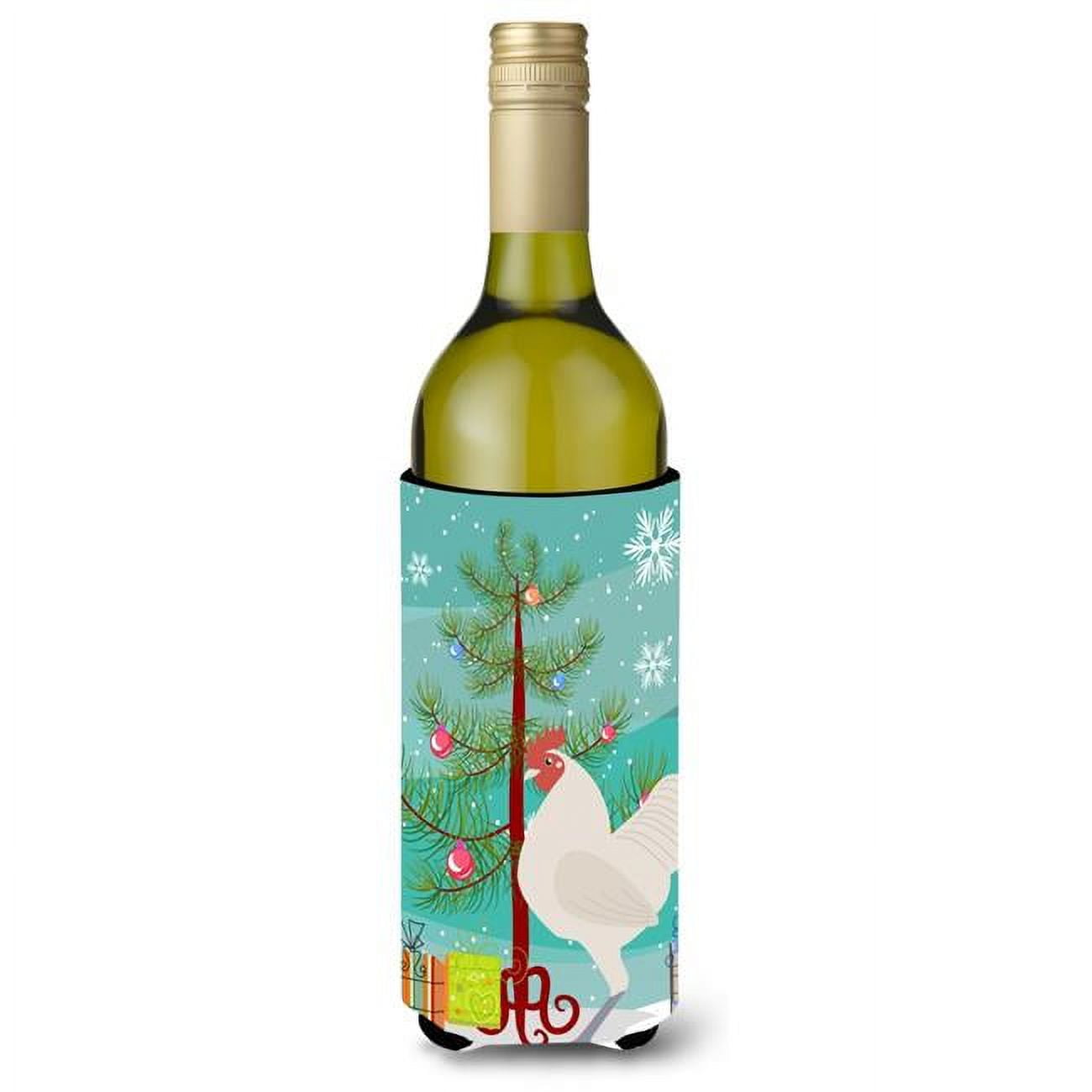 Picture of Carolines Treasures BB9204LITERK German Langshan Chicken Christmas Wine Bottle Beverge Insulator Hugger