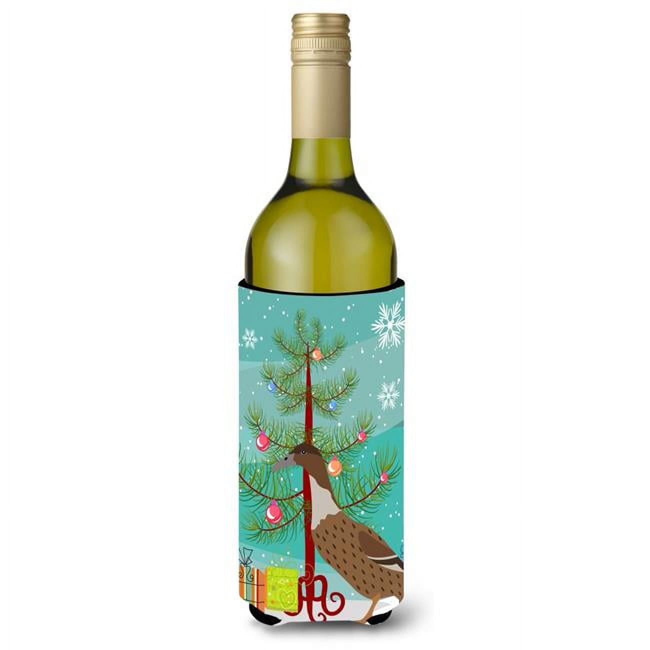 Picture of Carolines Treasures BB9228LITERK Dutch Hook Bill Duck Christmas Wine Bottle Beverge Insulator Hugger