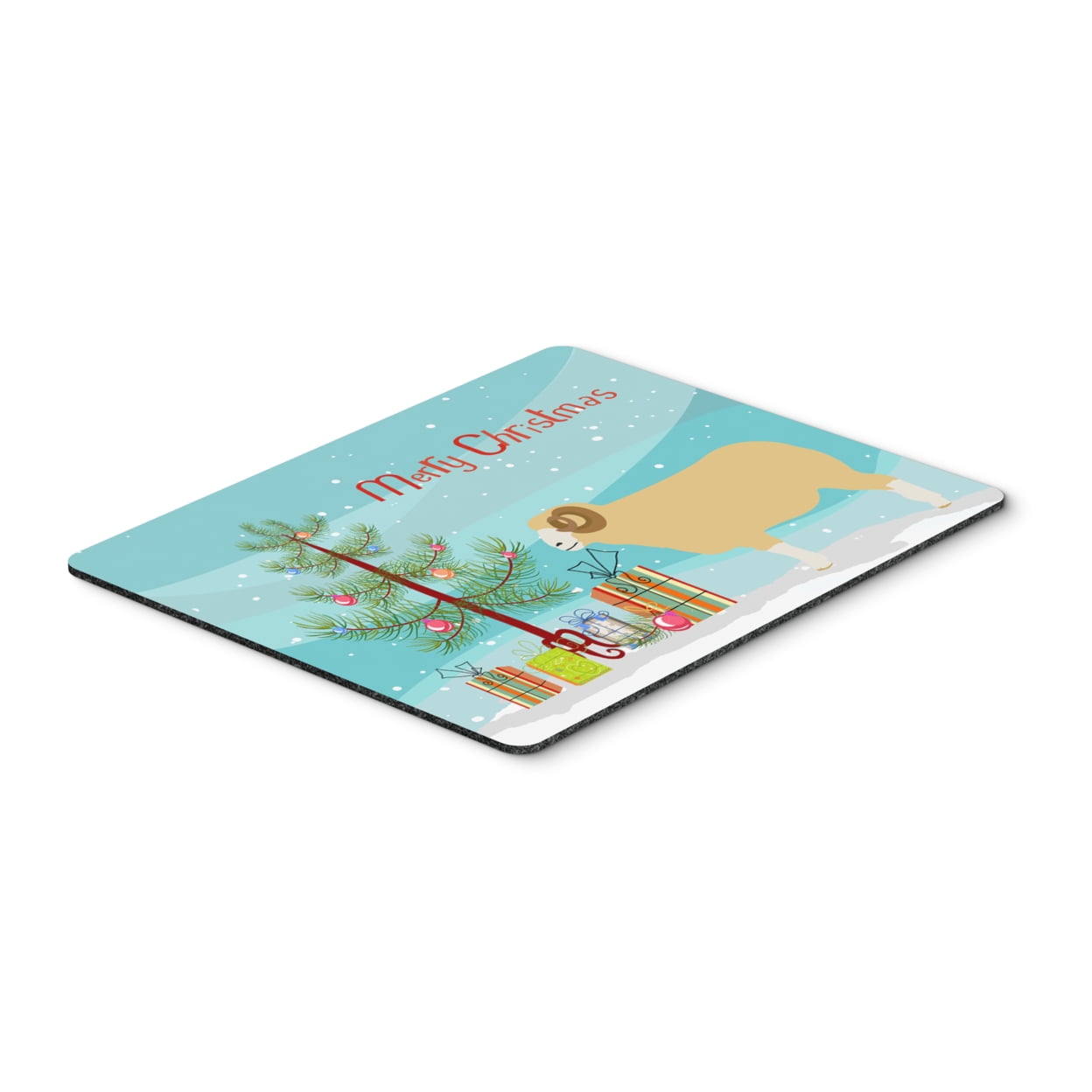 BB9347MP Horned Dorset Sheep Christmas Mouse Pad, Hot Pad or Trivet