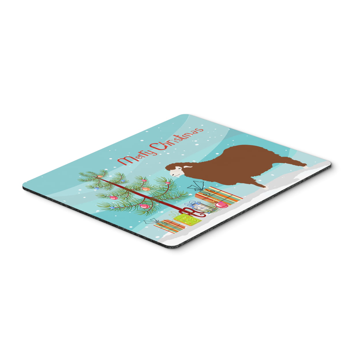 BB9348MP Merino Sheep Christmas Mouse Pad, Hot Pad or Trivet