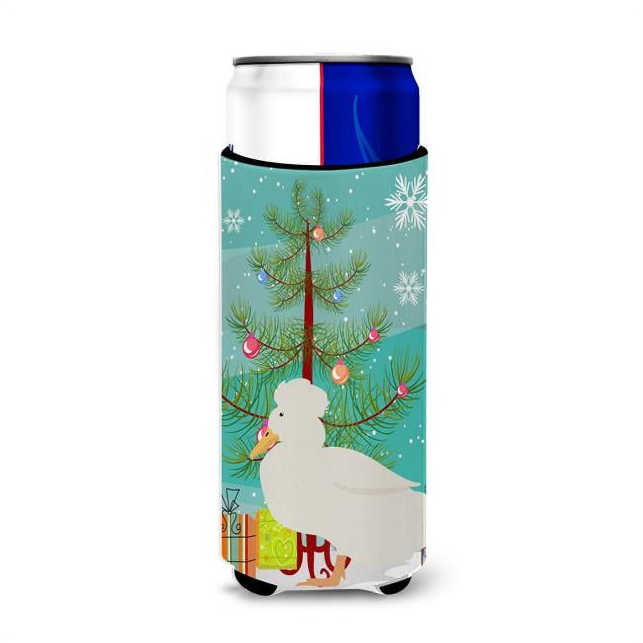 Crested Duck Christmas Michelob Ultra Hugger for Slim Cans
