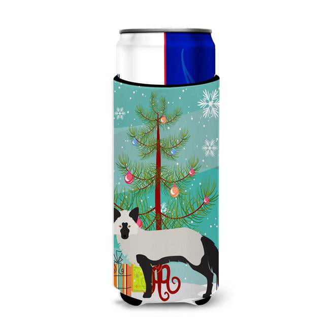 Silver Fox Christmas Michelob Ultra Hugger for Slim Cans