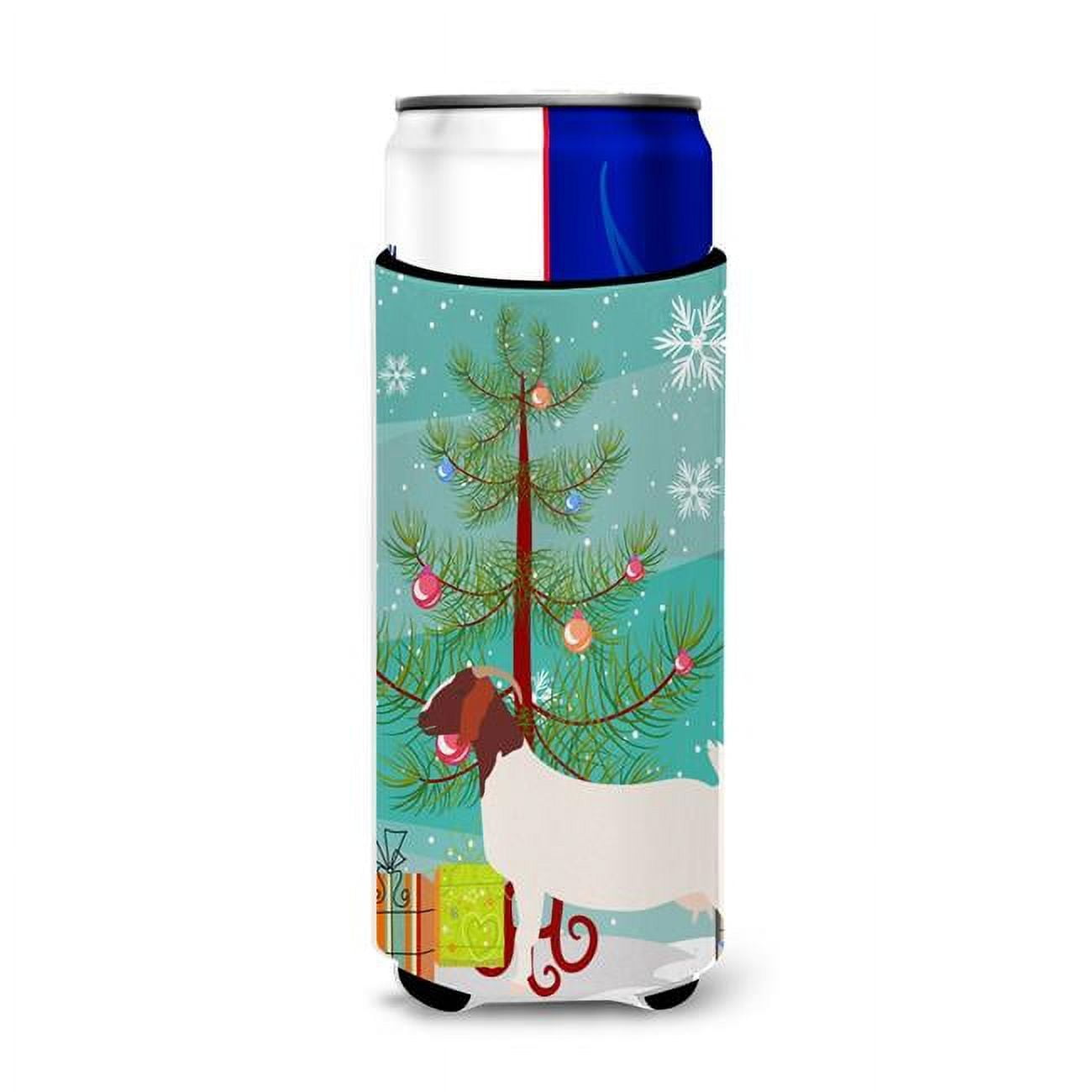 Boer Goat Christmas Michelob Ultra Hugger for Slim Cans