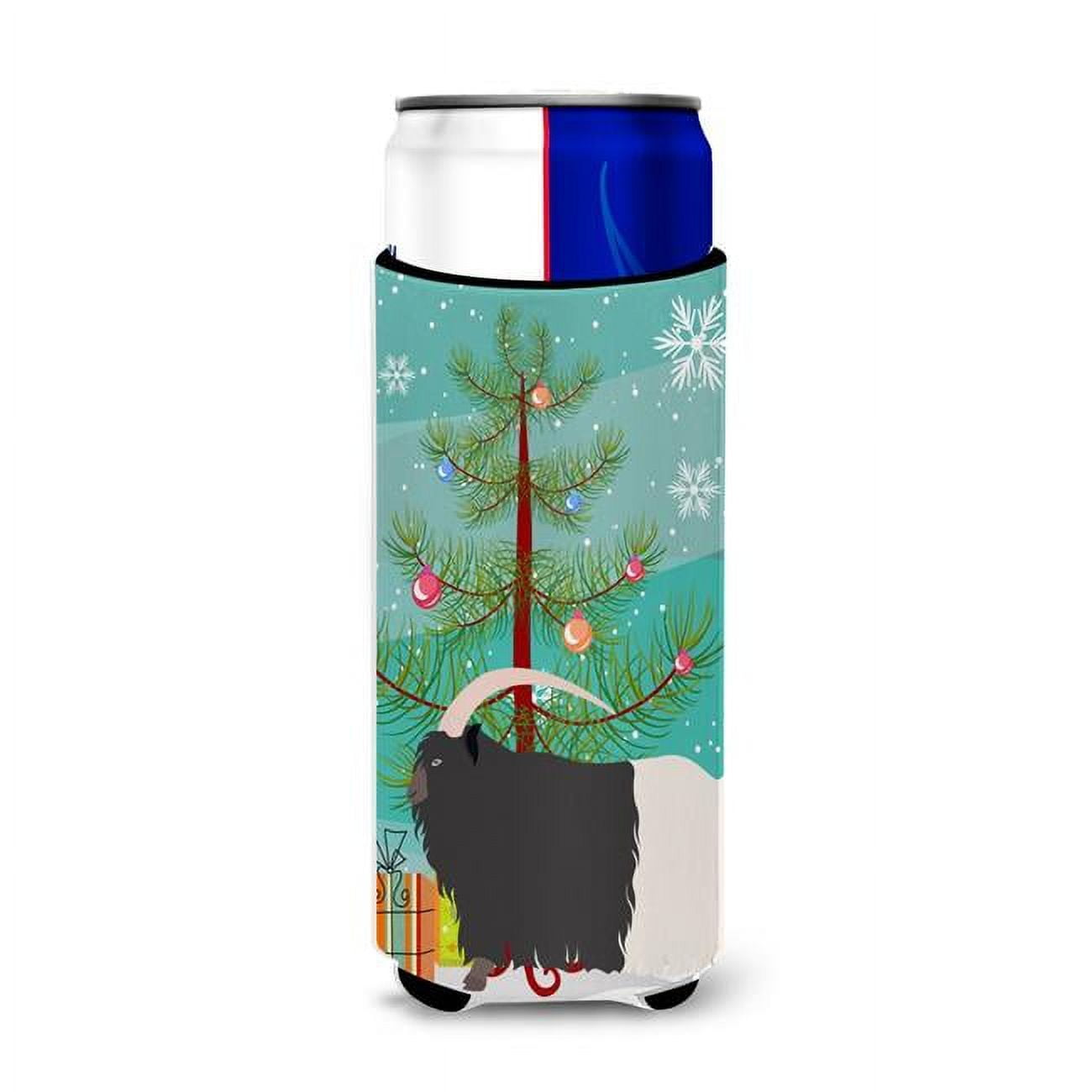 Welsh Black-Necked Goat Christmas Michelob Ultra Hugger for Slim Cans