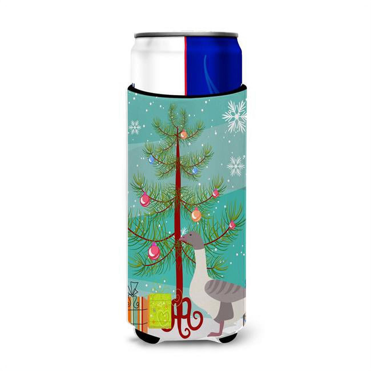 Buff Grey Back Goose Christmas Michelob Ultra Hugger for Slim Cans