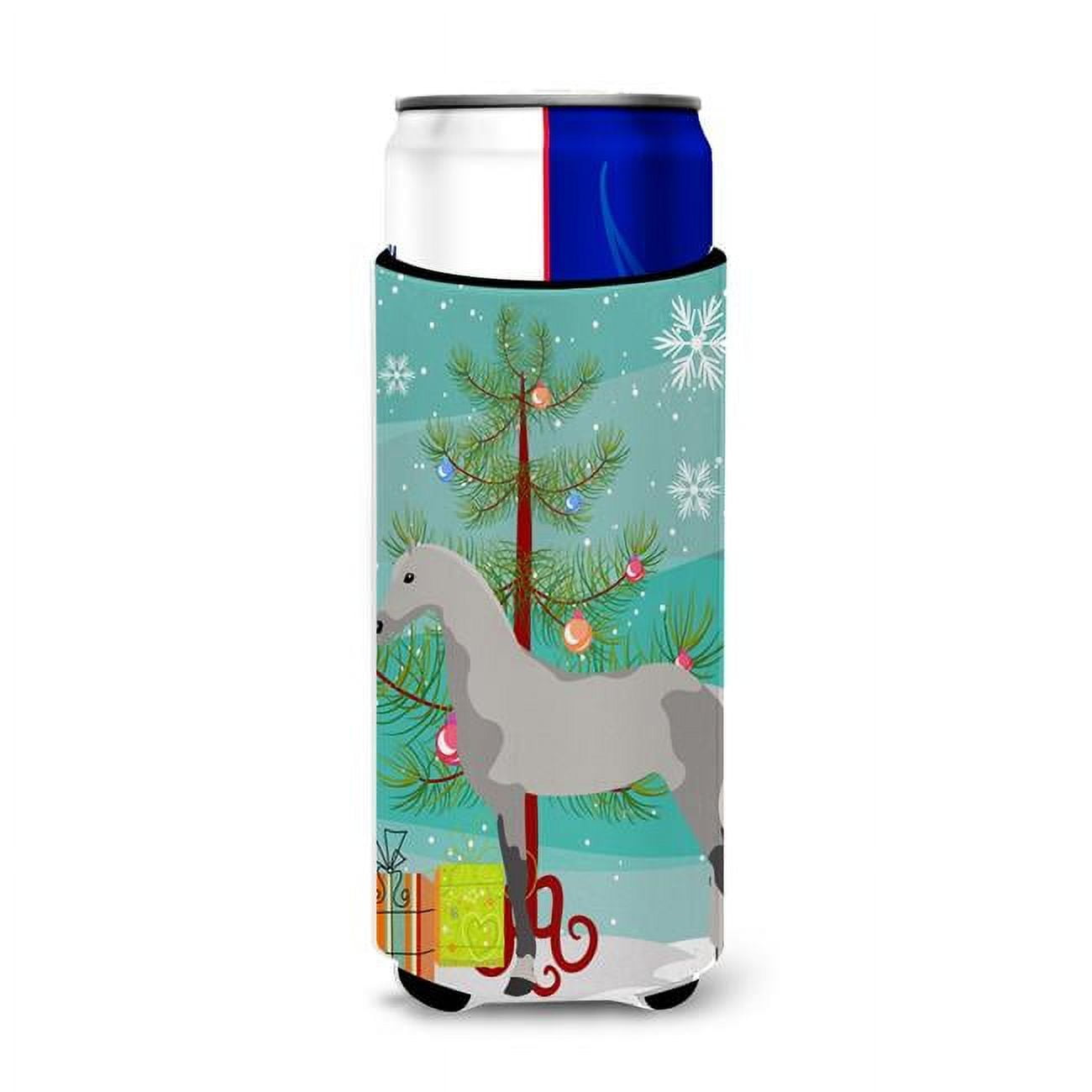 Orlov Trotter Horse Christmas Michelob Ultra Hugger for Slim Cans