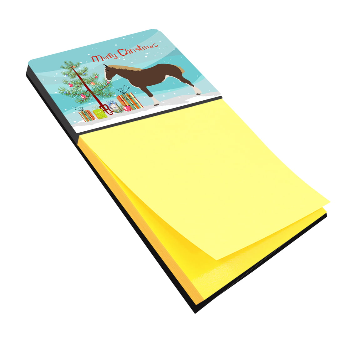 BB9273SN Percheron Horse Christmas Sticky Note Holder