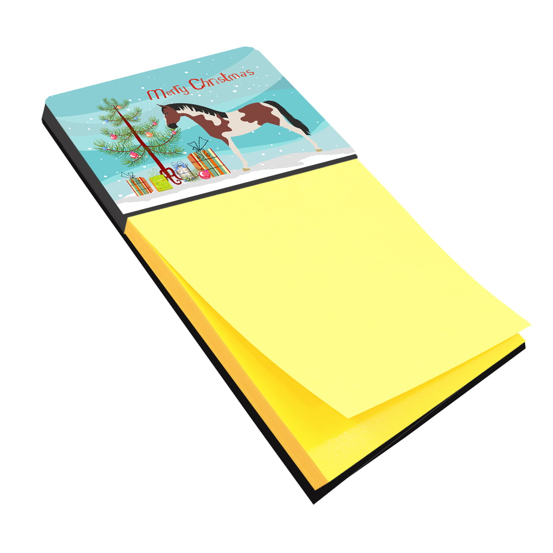BB9274SN Pinto Horse Christmas Sticky Note Holder