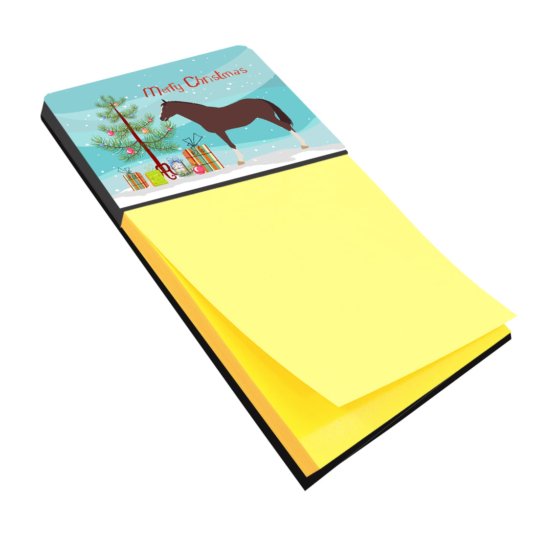 BB9280SN English Thoroughbred Horse Christmas Sticky Note Holder