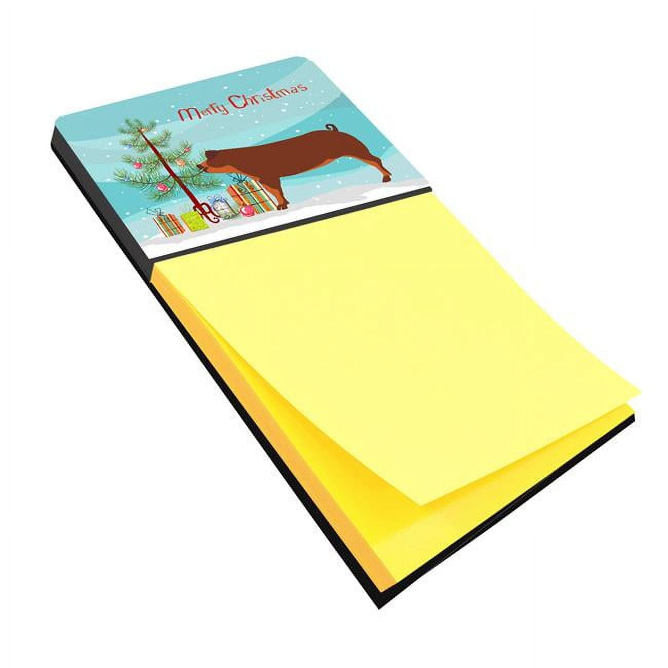 BB9309SN Duroc Pig Christmas Sticky Note Holder