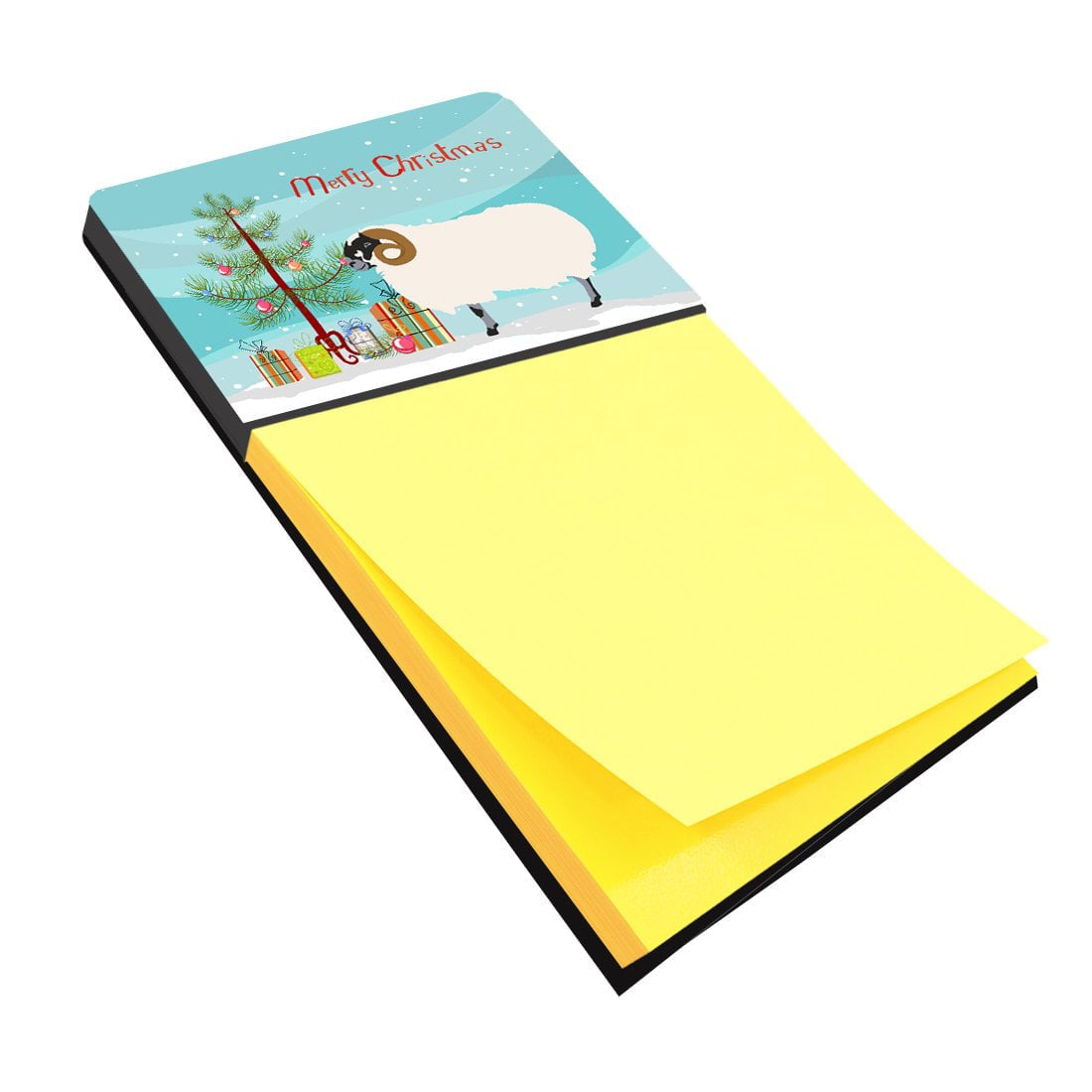 BB9340SN Scottish Blackface Sheep Christmas Sticky Note Holder