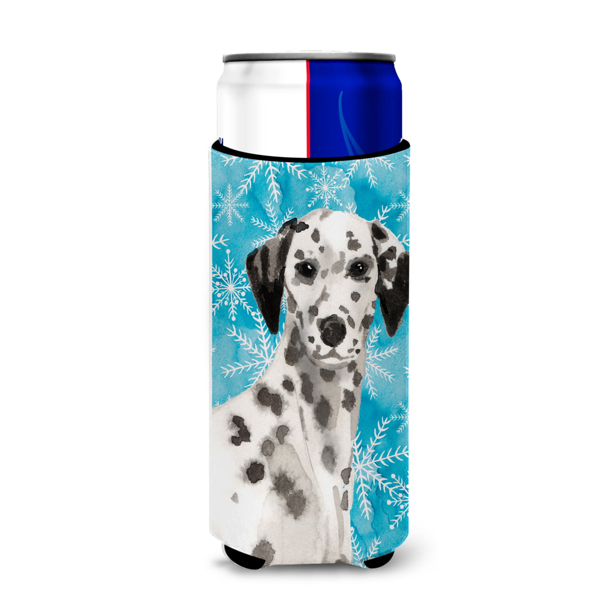 Dalmatian Winter Michelob Ultra Hugger for Slim Cans