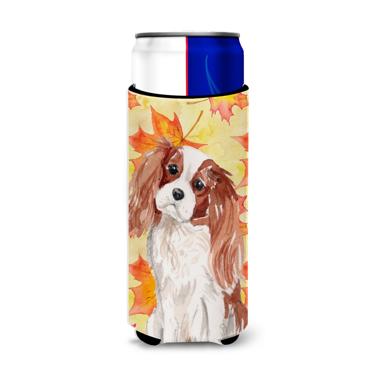 Blenheim Cavalier Spaniel Fall Michelob Ultra Hugger for Slim Cans