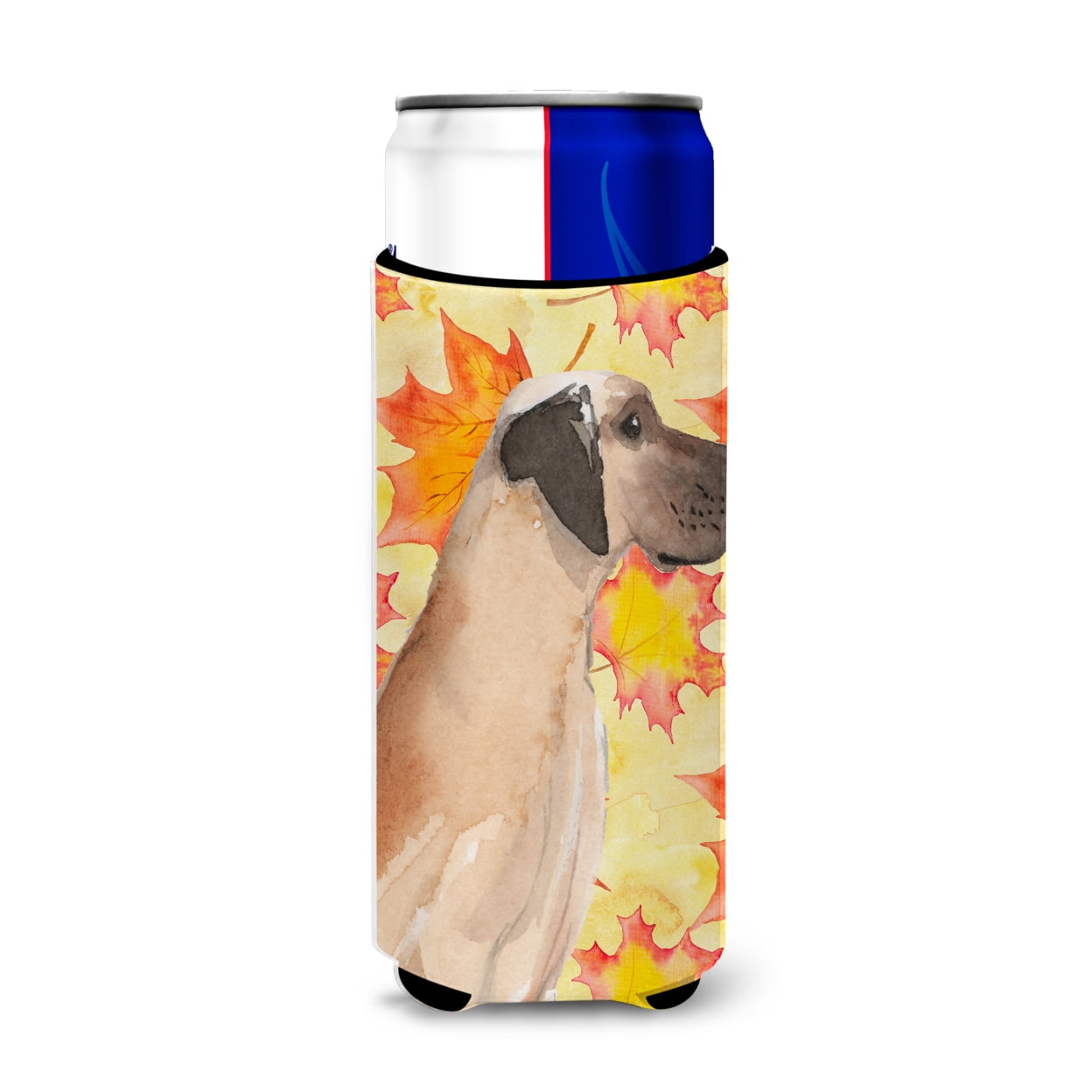Picture of Carolines Treasures BB9524MUK Fawn Natural Great Dane Fall Michelob Ultra Hugger for Slim Cans