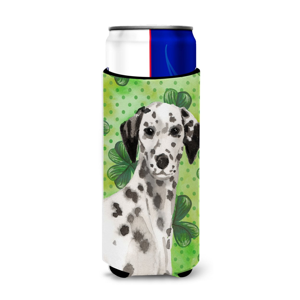 Dalmatian St. Patricks Michelob Ultra Hugger for Slim Cans
