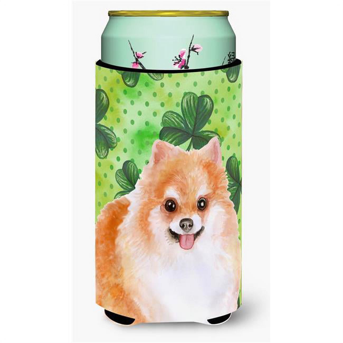 Pomeranian No.2 St. Patricks Tall Boy Beverage Insulator Hugger