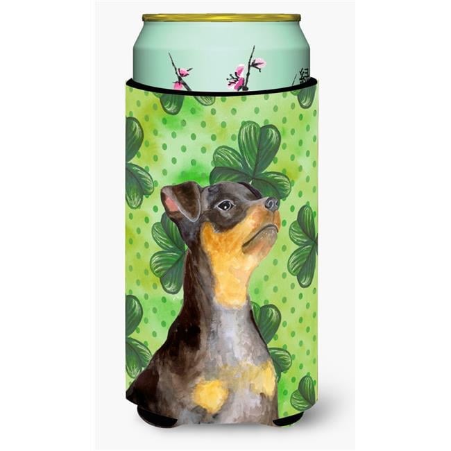 Miniature Pinscher No.2 St. Patricks Tall Boy Beverage Insulator Hugger