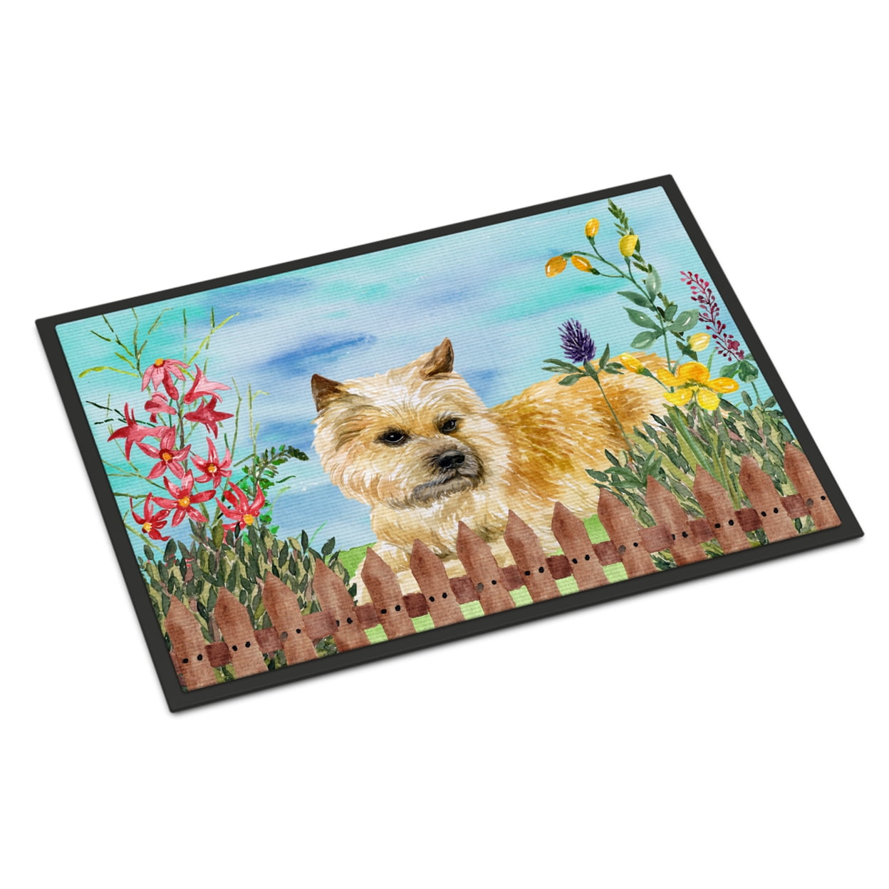 Cairn Terrier Spring Indoor or Outdoor Mat - 24 x 36 in.