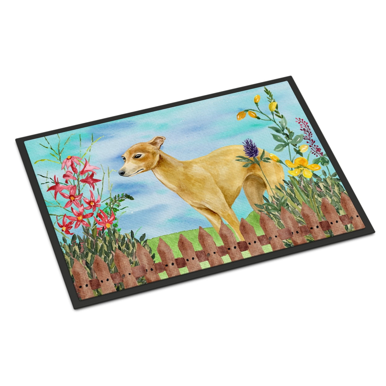 Italian Greyhound Spring Indoor or Outdoor Mat - 24 x 36 in.