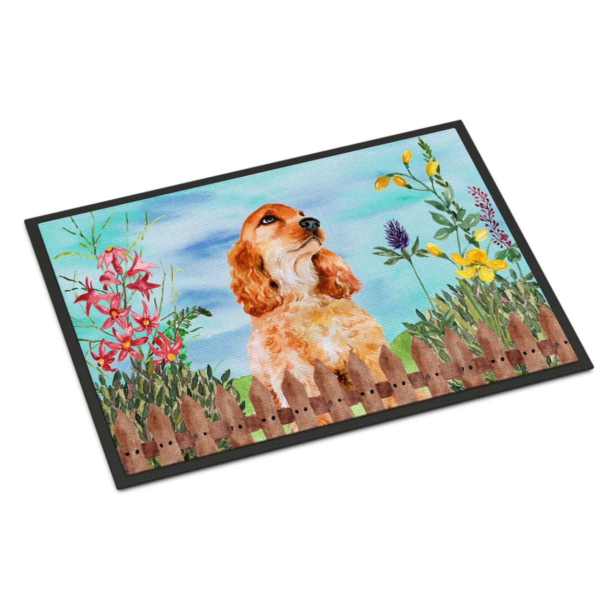 CK1268JMAT Cocker Spaniel Spring Indoor or Outdoor Mat - 24 x 36 in.