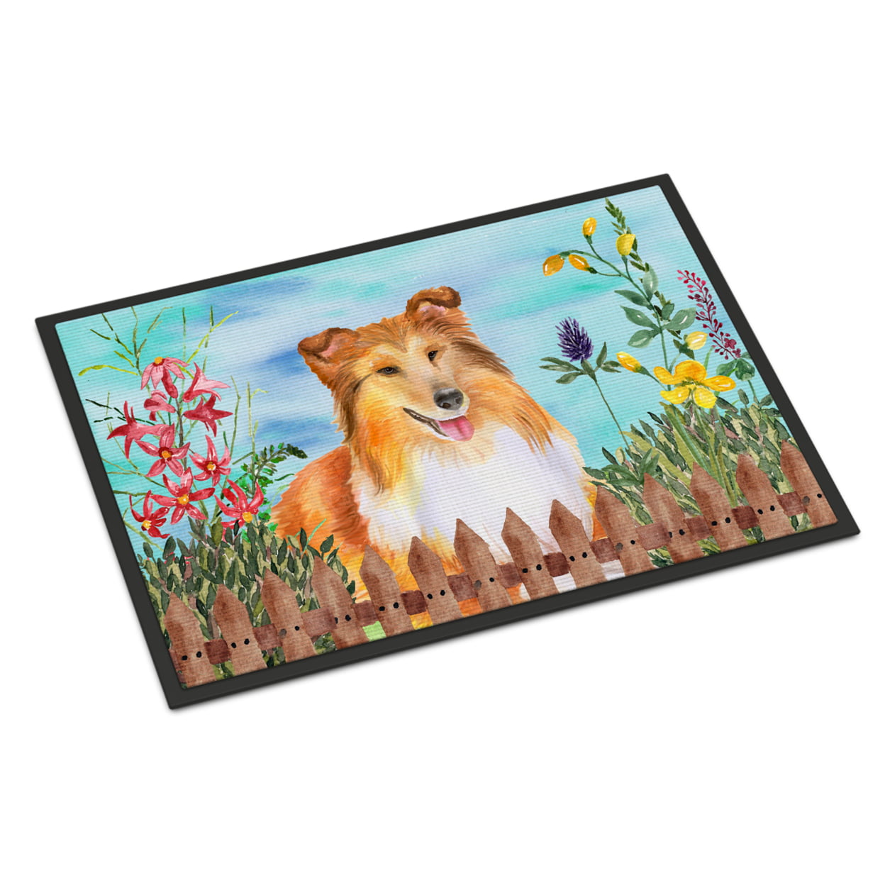 Sheltie Spring Indoor or Outdoor Mat - 24 x 36 in.