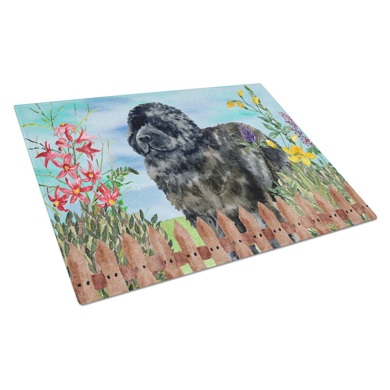 Newfoundland Spring Glass Cutting Board, Large