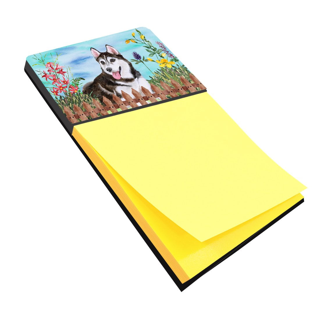 CK1274SN Siberian Husky No.2 Spring Sticky Note Holder