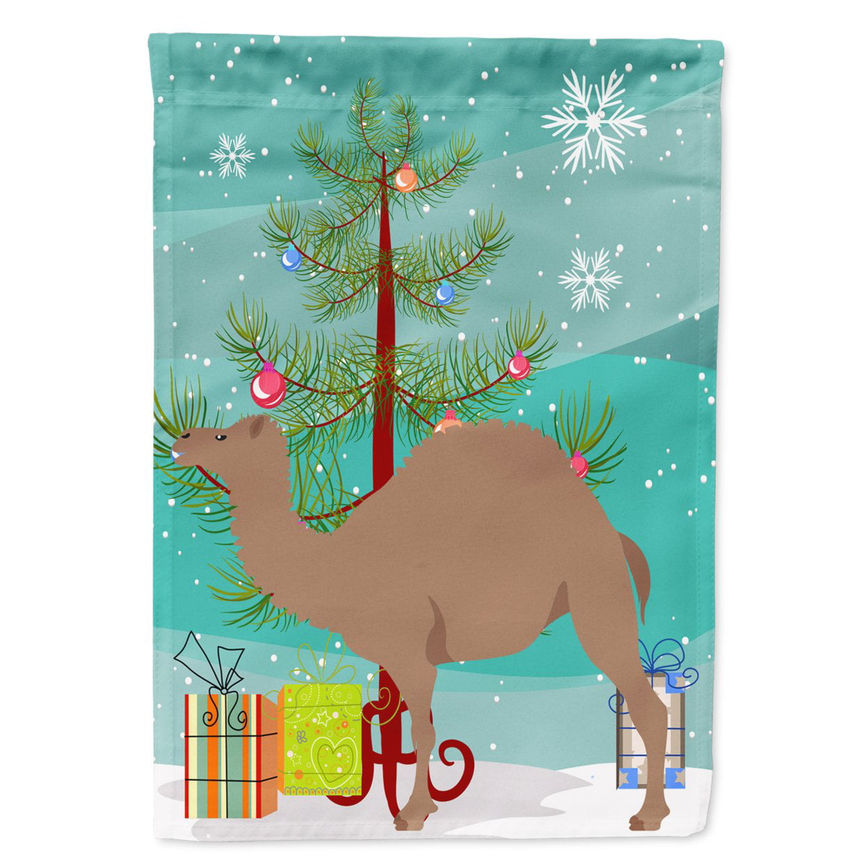 F1 Hybrid Camel Christmas Flag - Garden Size