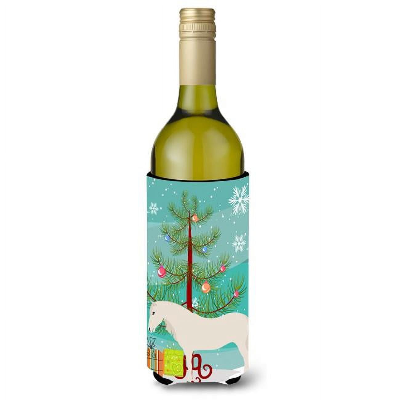 Picture of Carolines Treasures BB9272LITERK Paso Fino Horse Christmas Wine Bottle Beverge Insulator Hugger