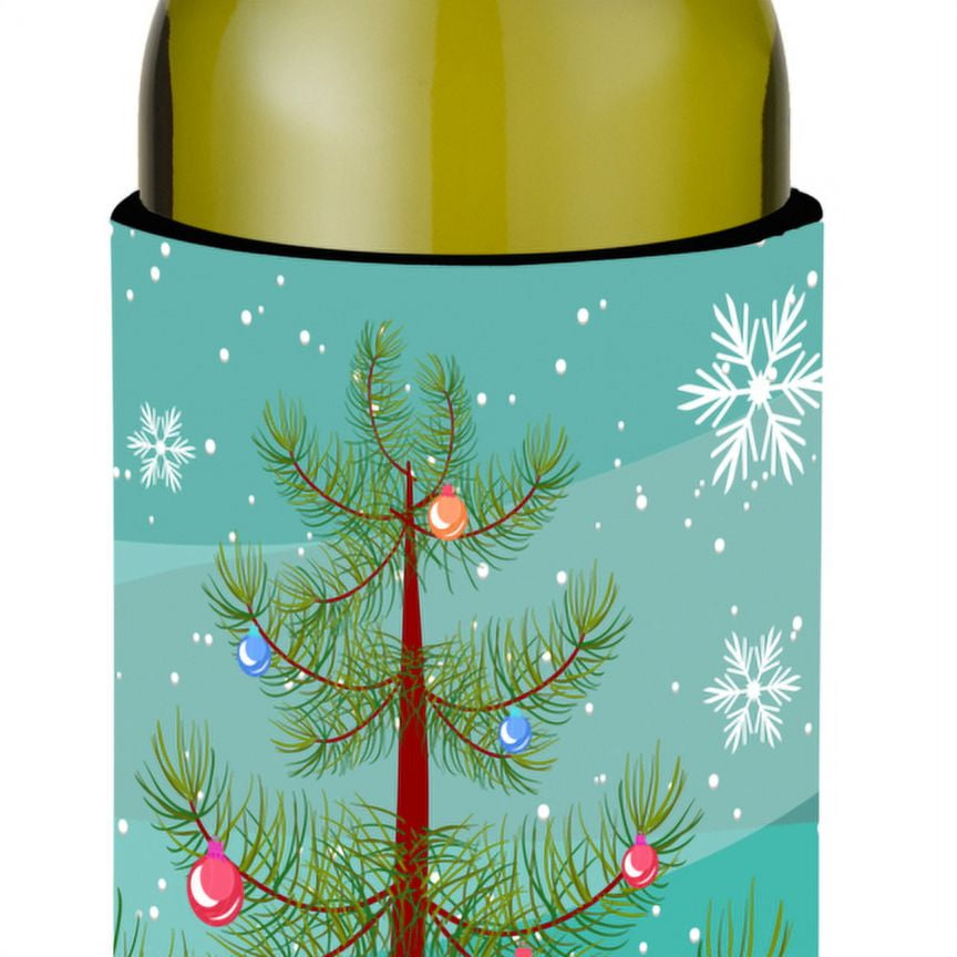 Picture of Carolines Treasures BB9310LITERK Large Pigeon Christmas Wine Bottle Beverge Insulator Hugger