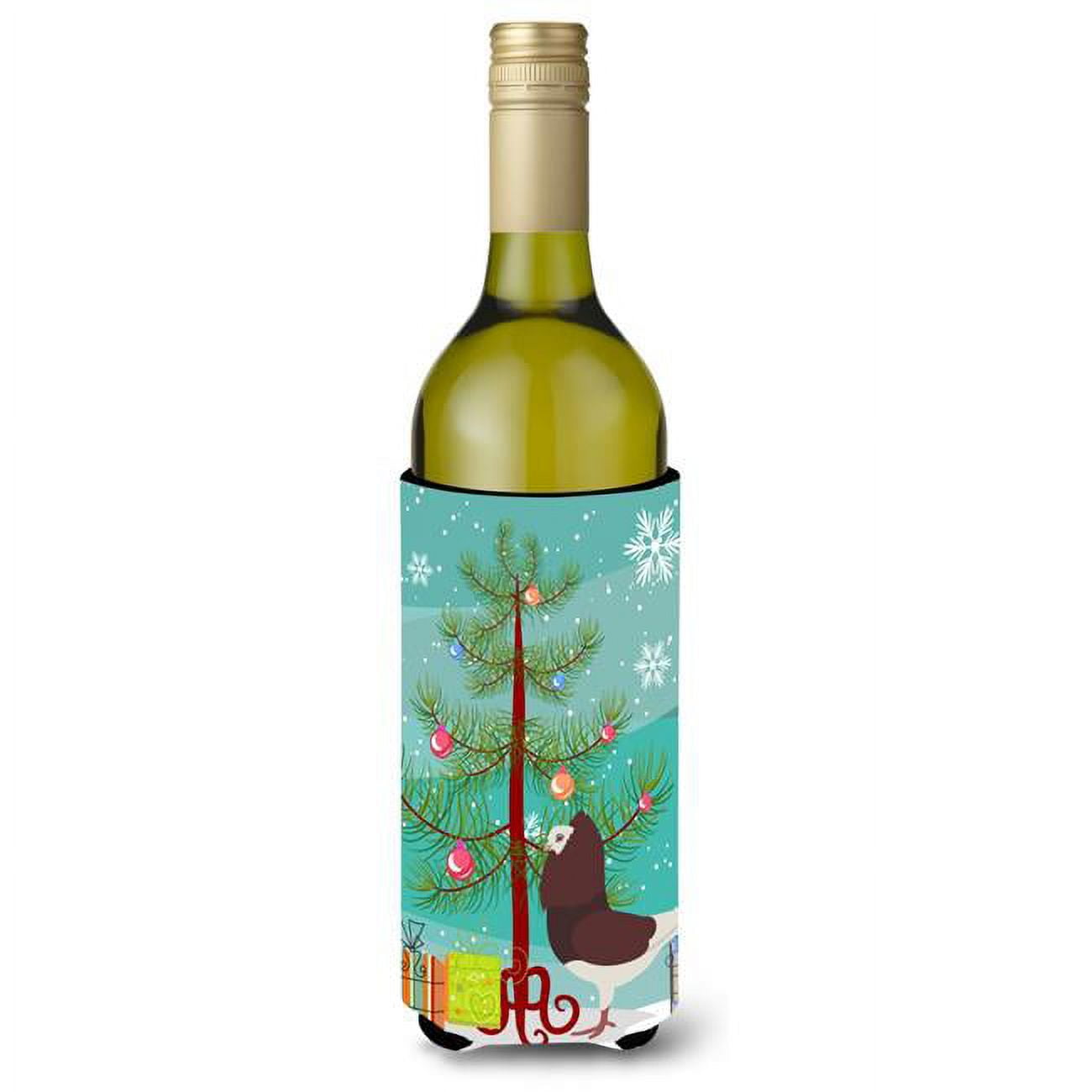 Picture of Carolines Treasures BB9315LITERK Capuchin Red Pigeon Christmas Wine Bottle Beverge Insulator Hugger