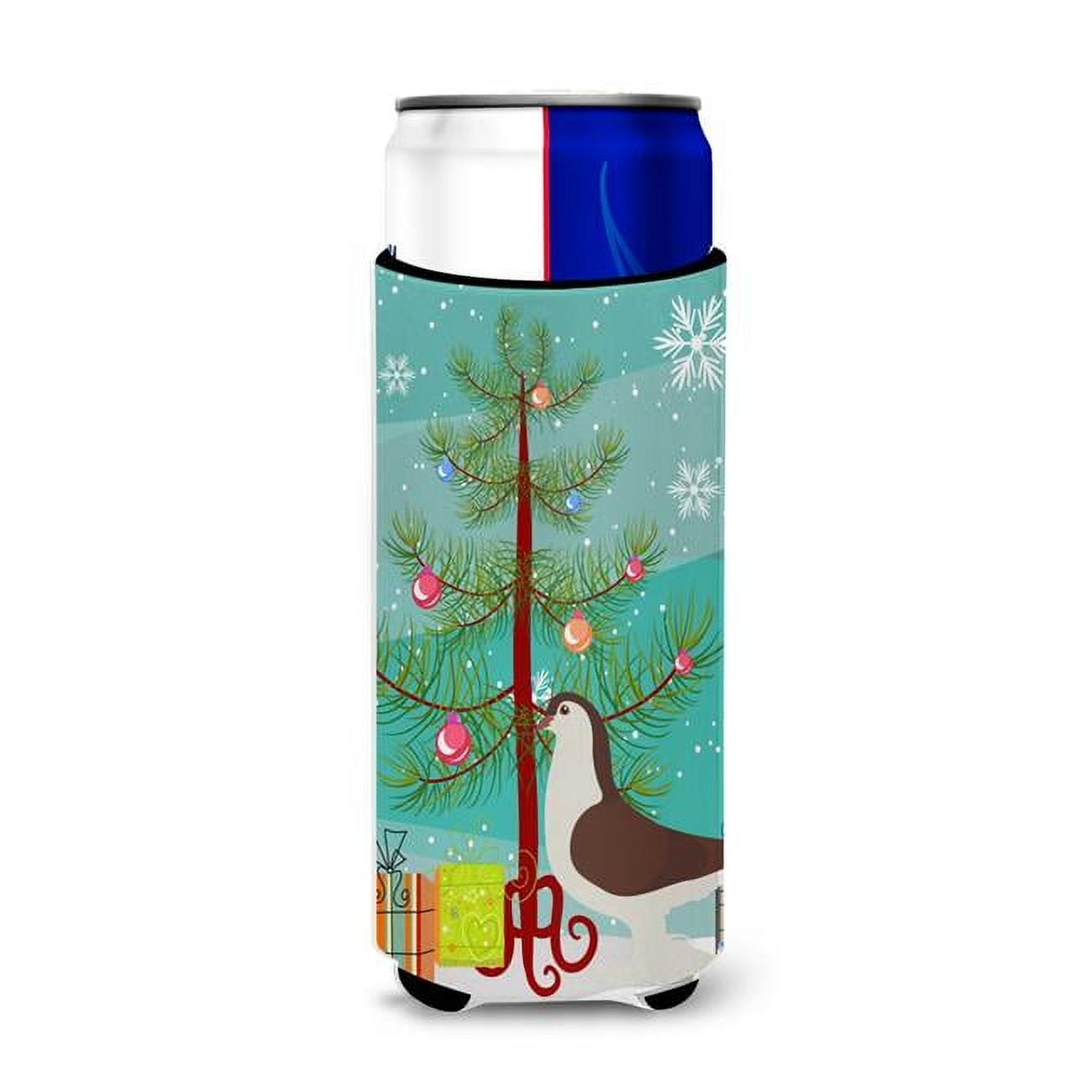 Large Pigeon Christmas Michelob Ultra Hugger for Slim Cans