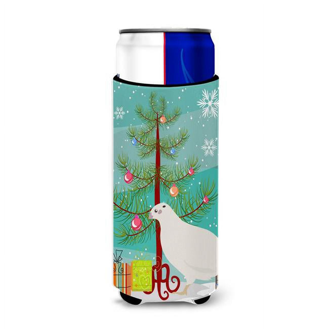 Texas Quail Christmas Michelob Ultra Hugger for Slim Cans