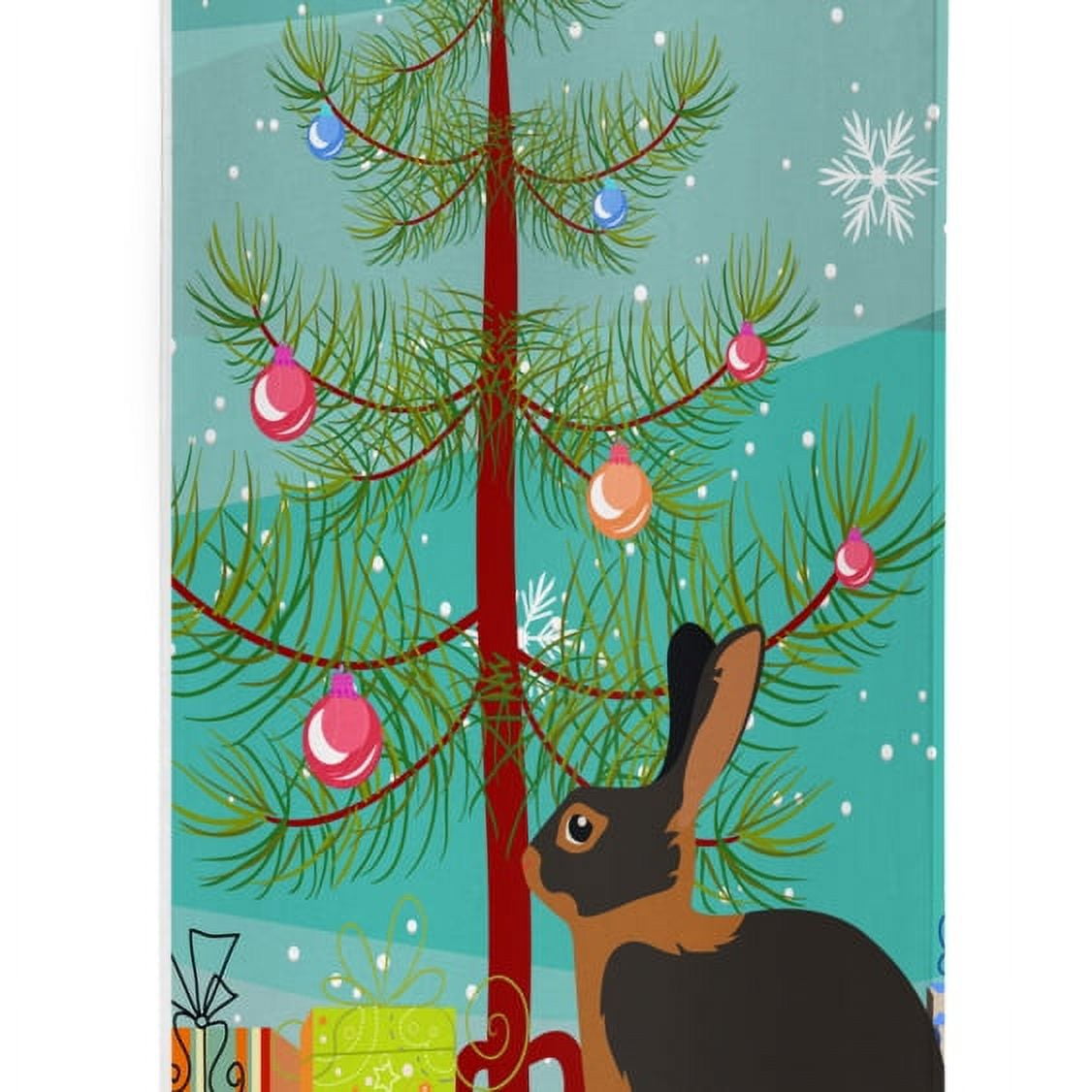 Tan Rabbit Christmas Michelob Ultra Hugger for Slim Cans