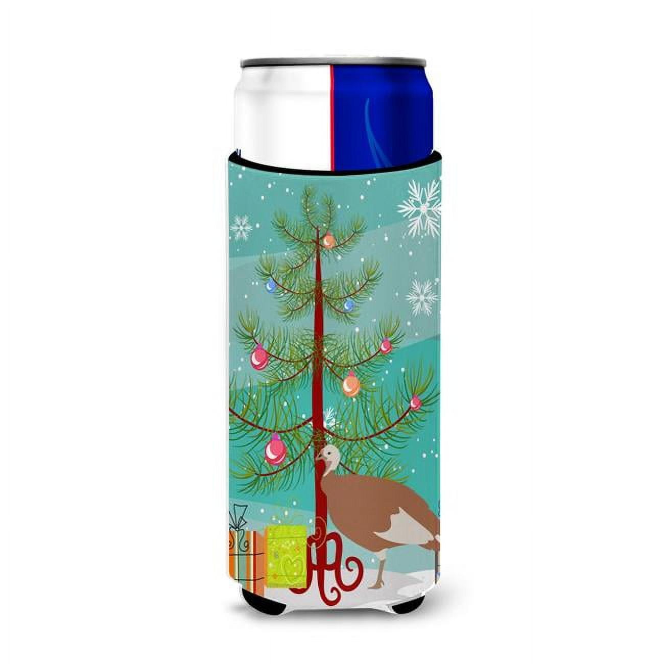 Jersey Buff Turkey Hen Christmas Michelob Ultra Hugger for Slim Cans
