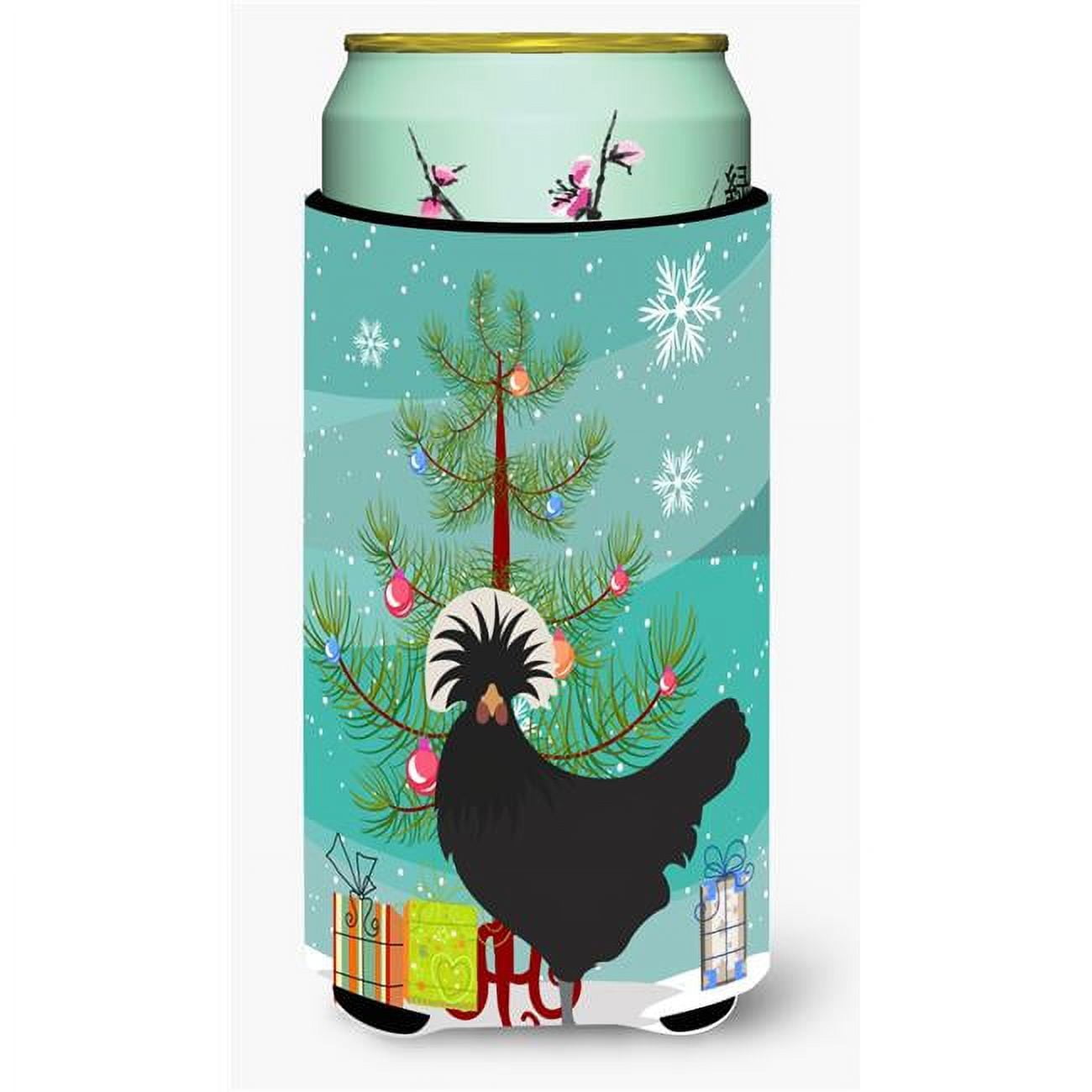 Polish Poland Chicken Christmas Tall Boy Beverage Insulator Hugger