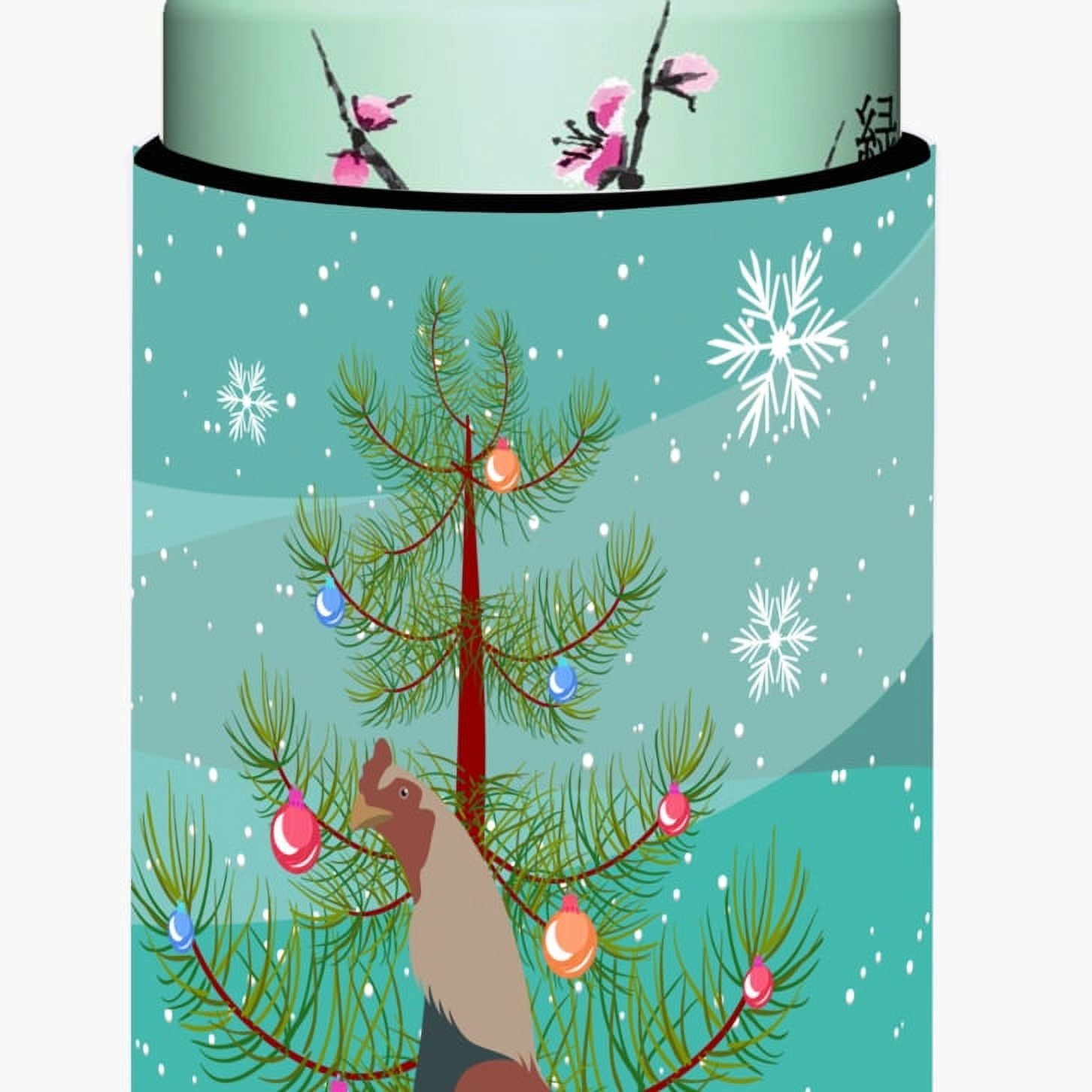 BB9205TBC Kulang Chicken Christmas Tall Boy Beverage Insulator Hugger