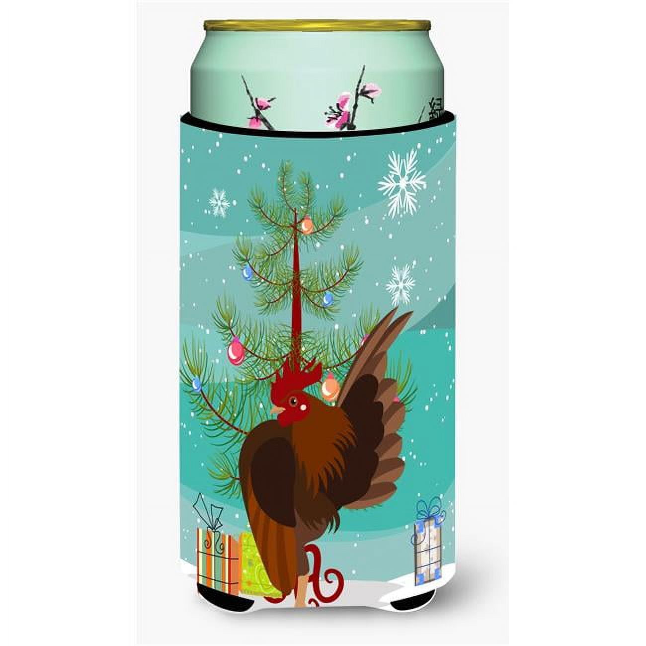 Malaysian Serama Chicken Christmas Tall Boy Beverage Insulator Hugger