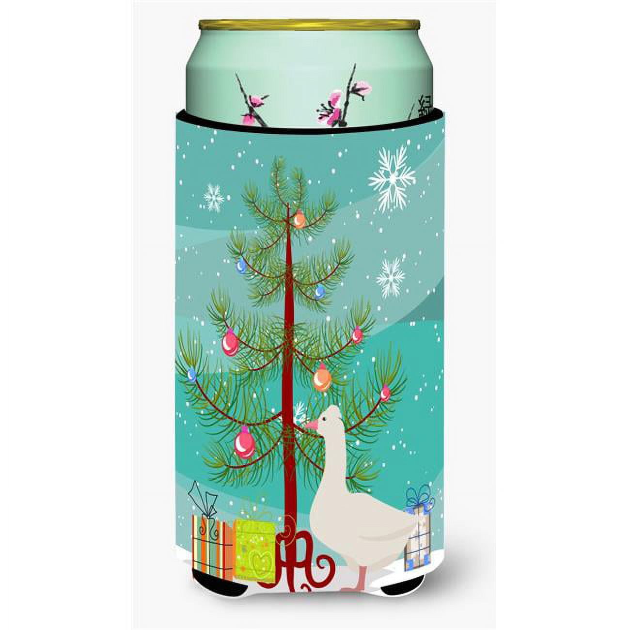 Roman Goose Christmas Tall Boys Beverage Insulator Hugger