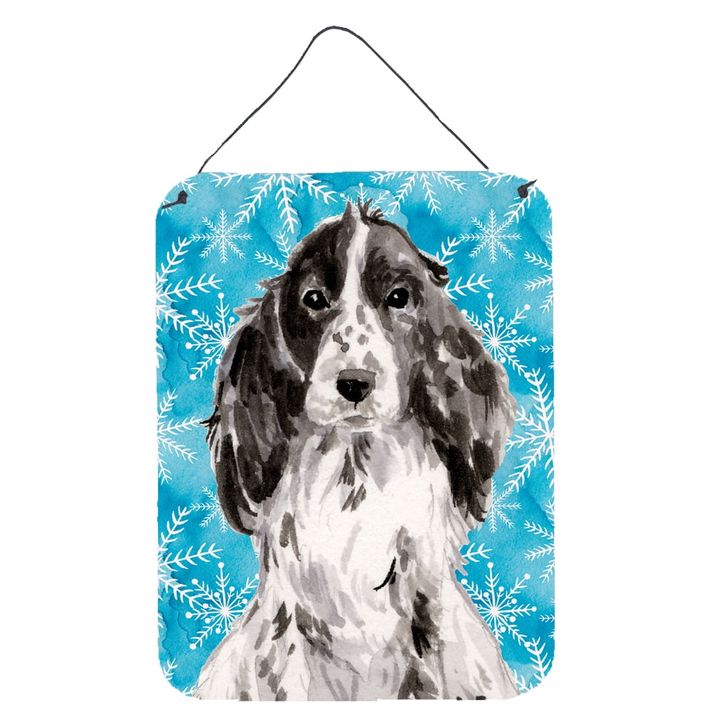 Picture of Carolines Treasures BB9448DS1216 Black Parti Winter Wall or Door Hanging Prints
