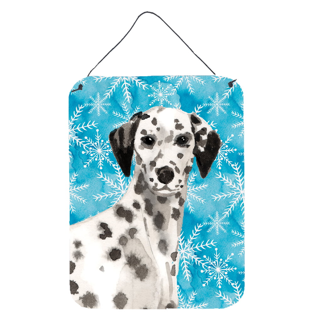 Picture of Carolines Treasures BB9450DS1216 Dalmatian Winter Wall or Door Hanging Prints