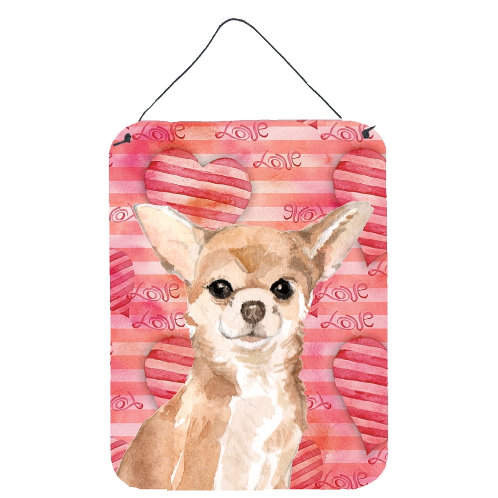 Picture of Carolines Treasures BB9481DS1216 Chihuahua Love Wall or Door Hanging Prints