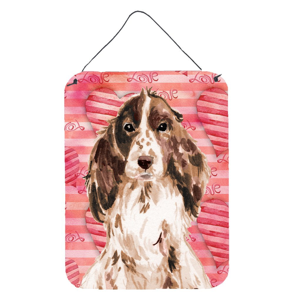 Picture of Carolines Treasures BB9482DS1216 Brown Parti Love Wall or Door Hanging Prints