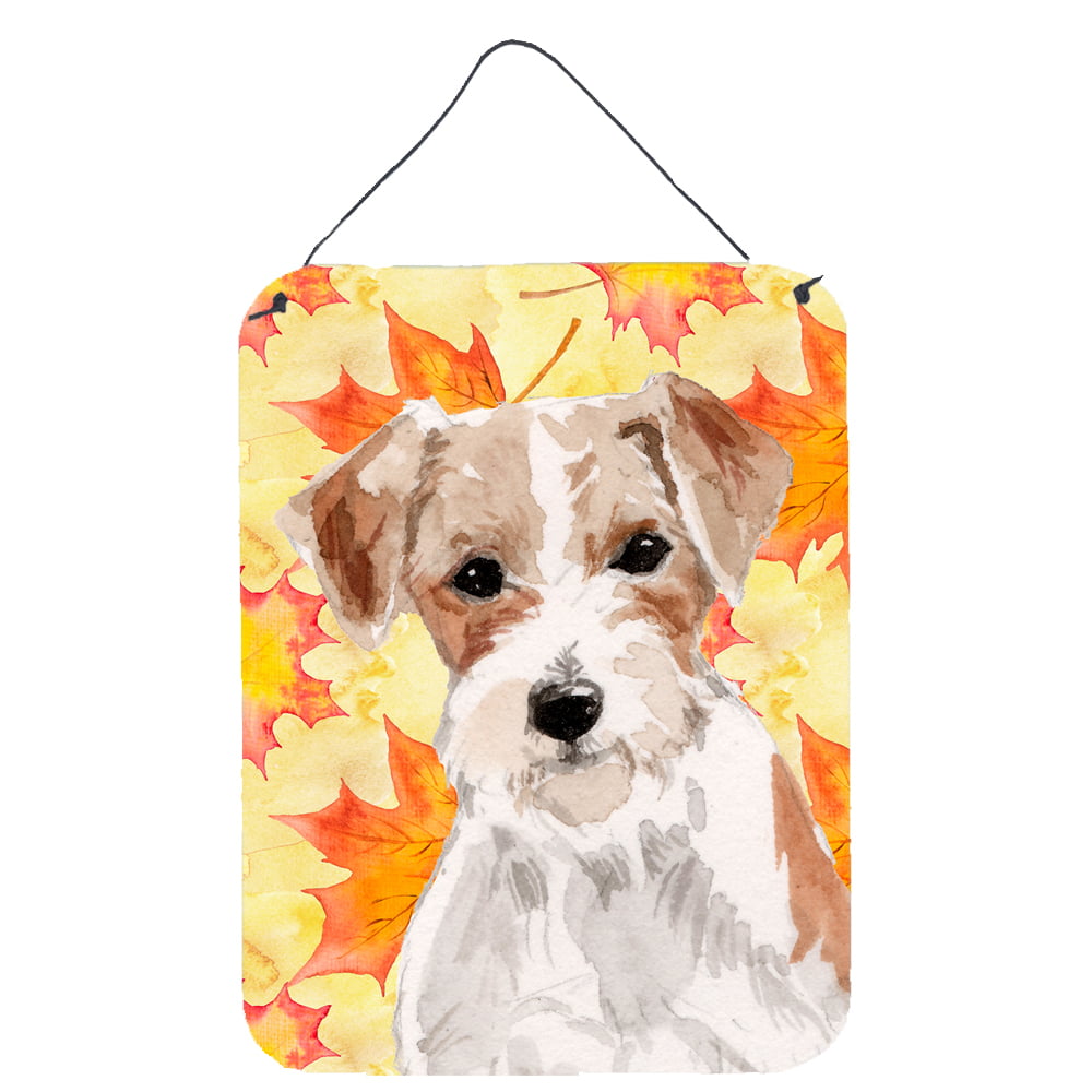BB9508DS1216 Wire Hair Jack Russell Fall Wall or Door Hanging Prints