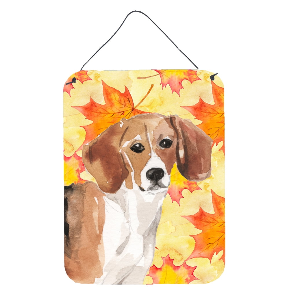 Picture of Carolines Treasures BB9509DS1216 Beagle Fall Wall or Door Hanging Prints