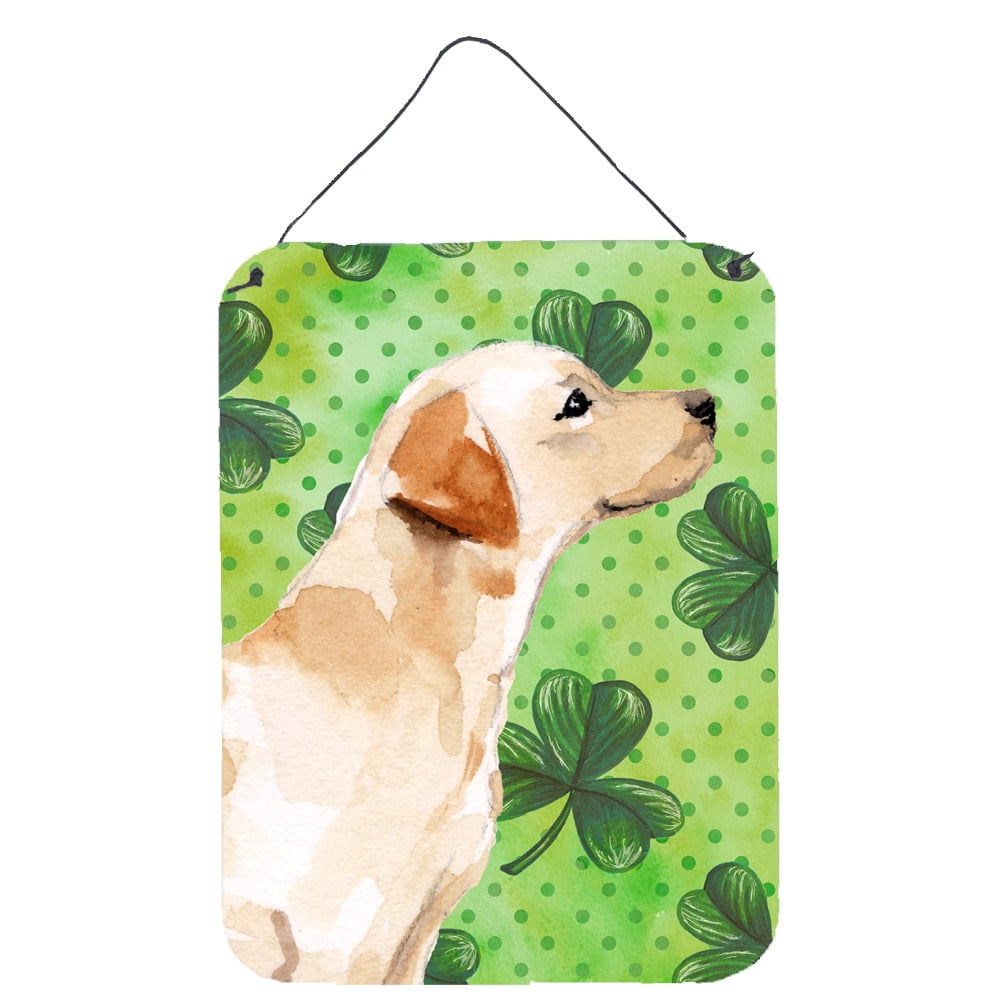 Yellow Labrador No.2 St. Patricks Wall or Door Hanging Prints