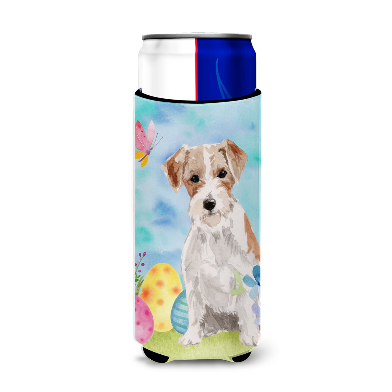 Wire Hair Jack Russell Easter Michelob Ultra Hugger for Slim Cans