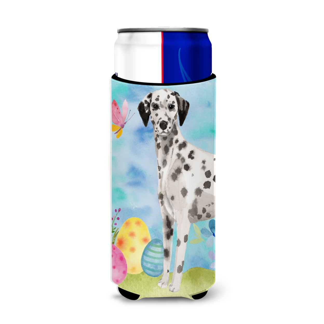 Dalmatian Easter Michelob Ultra Hugger for Slim Cans