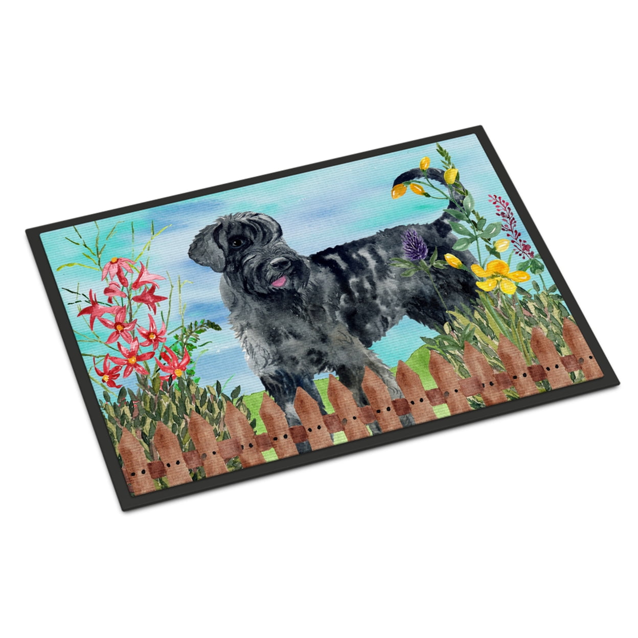 Giant Schnauzer Spring Indoor or Outdoor Mat - 18 x 27 in.